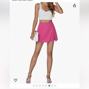 Umenlele Women's High Waist‎ Wrap Side Split Bodycon Zipper Short Mini Skirt